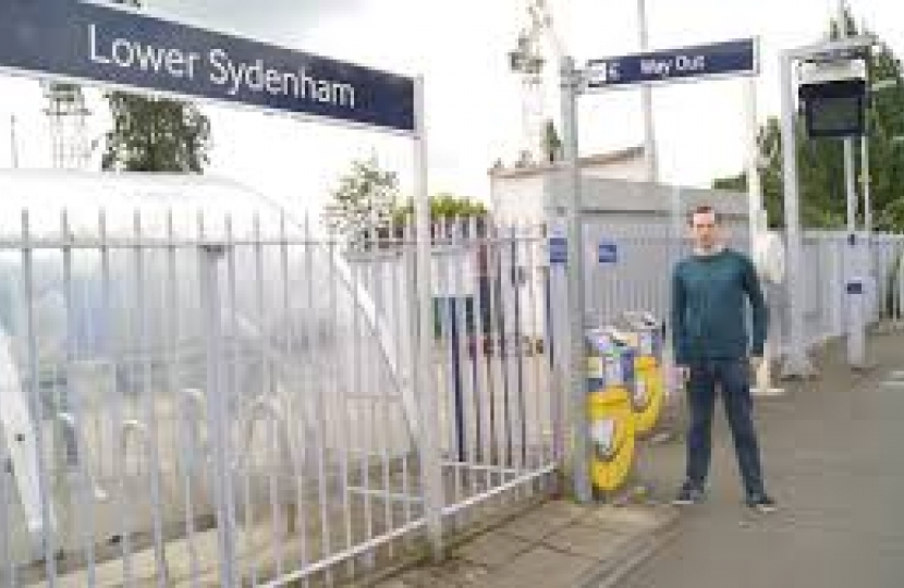Ross Archer at Lower Sydenham station