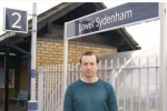 Ross Archer at Lower Sydenham station, which is currently in Zone 4. 